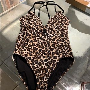 Leopard Print Bathing Suit